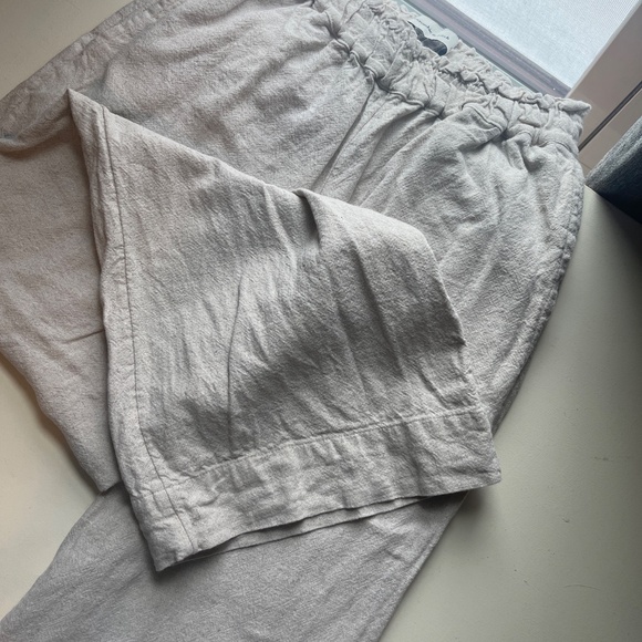 Abercrombie & Fitch Cropped Linen Pants size xs - Picture 4 of 4